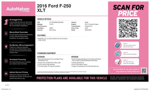 ford f-250 super duty 2016 1FT7W2B68GED24093 image